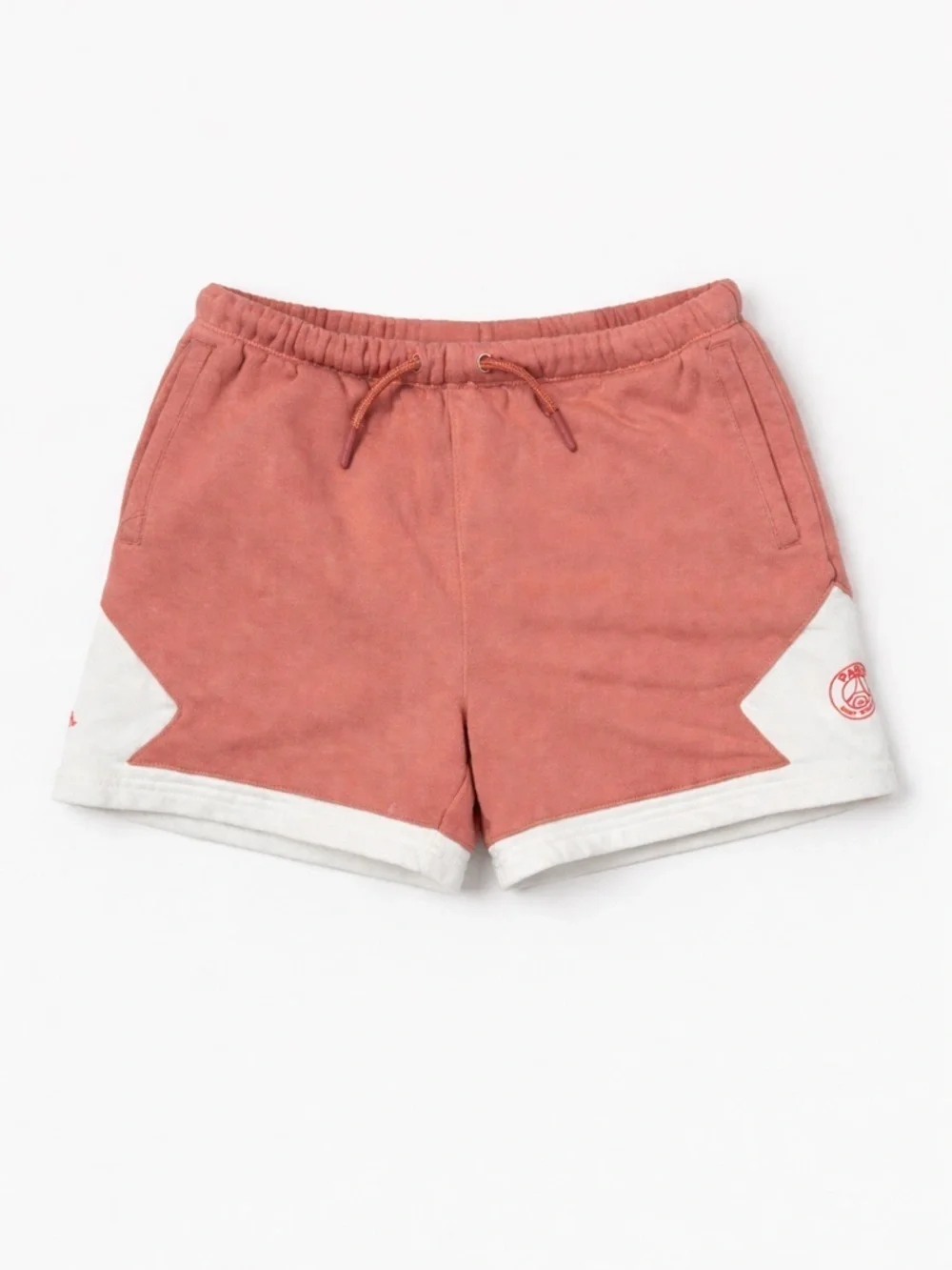 Nike Jordan PSG Fleece Shorts Youth L 12-13 Rust Pink White